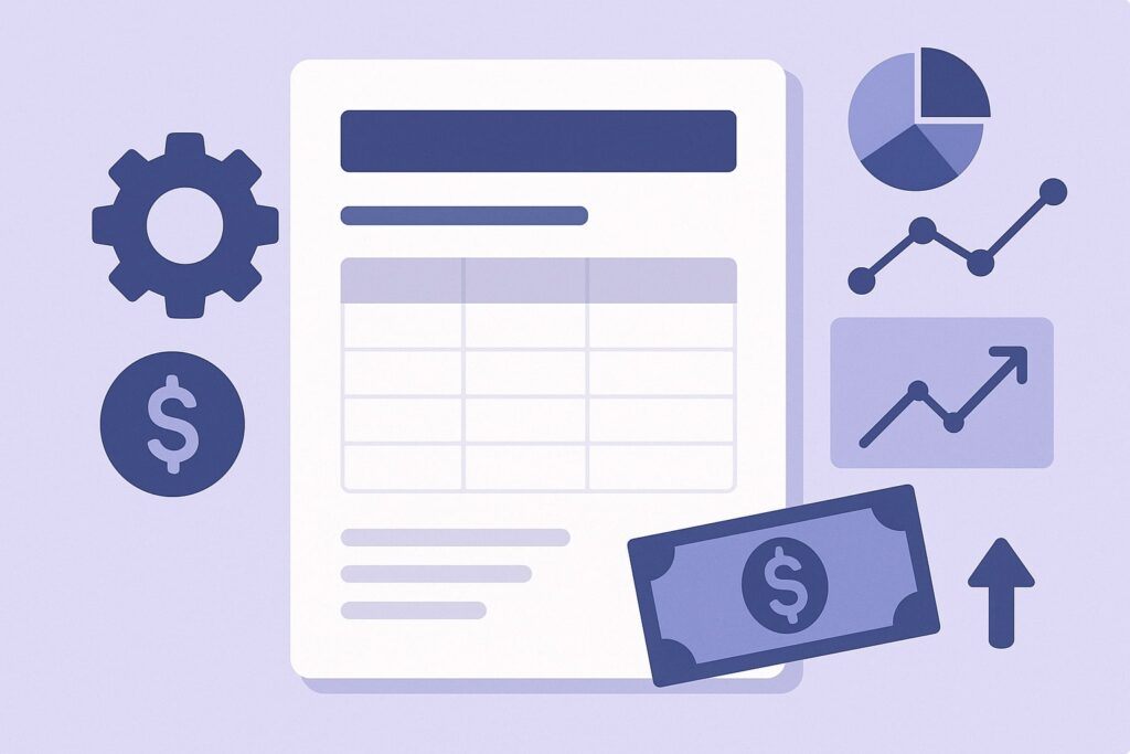 Designing an automation-ready payout report template