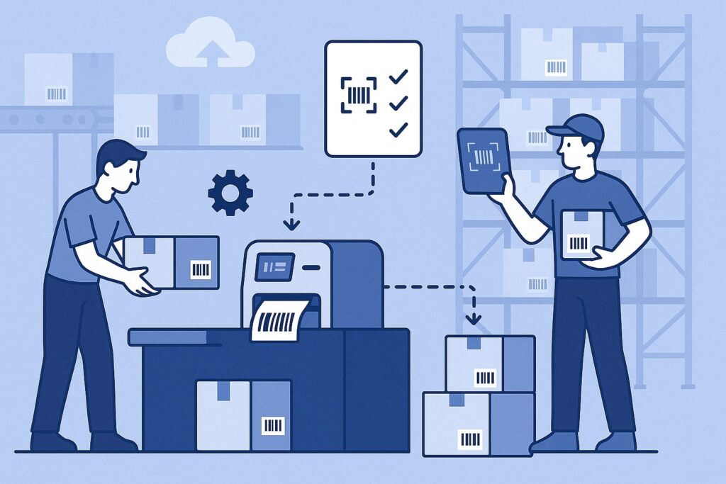 Inventory Intake and Barcoding: Automating the First Mile