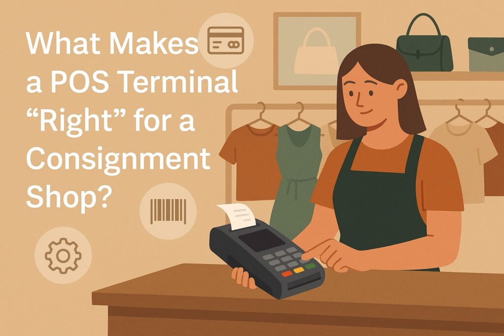 What Makes a POS Terminal “Right” for a Consignment Shop?
