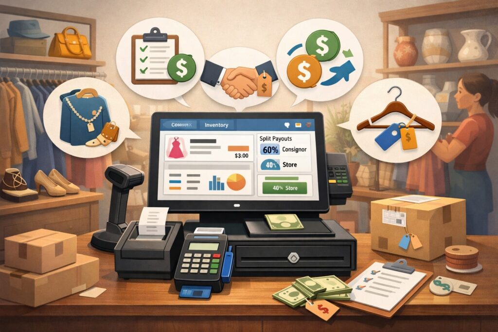 POS systems built for consignment: what matters most