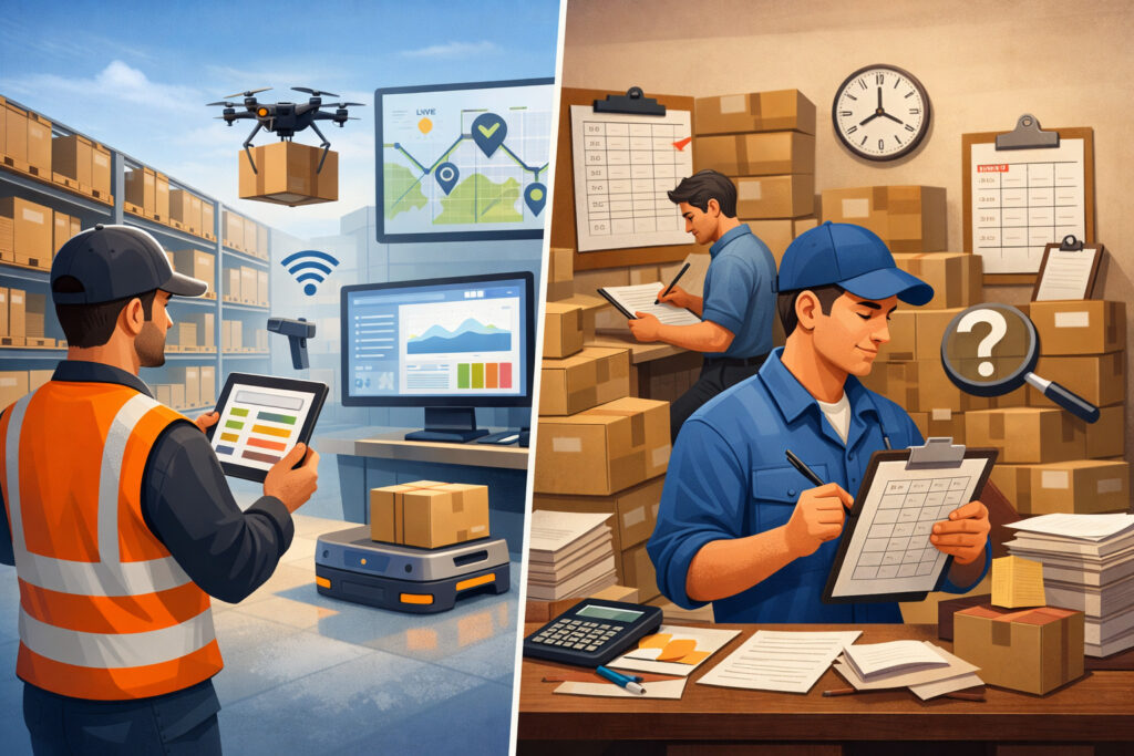 Real-Time Vs. Manual Inventory Tracking: What Changes Operationally