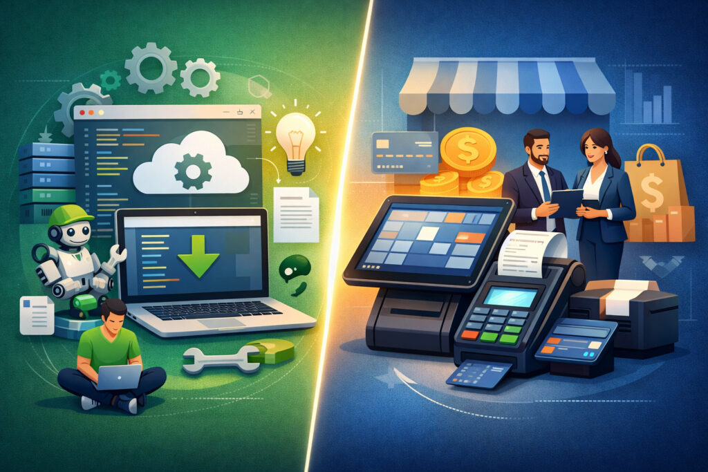 What “Open-Source POS” and “Commercial POS” Actually Mean