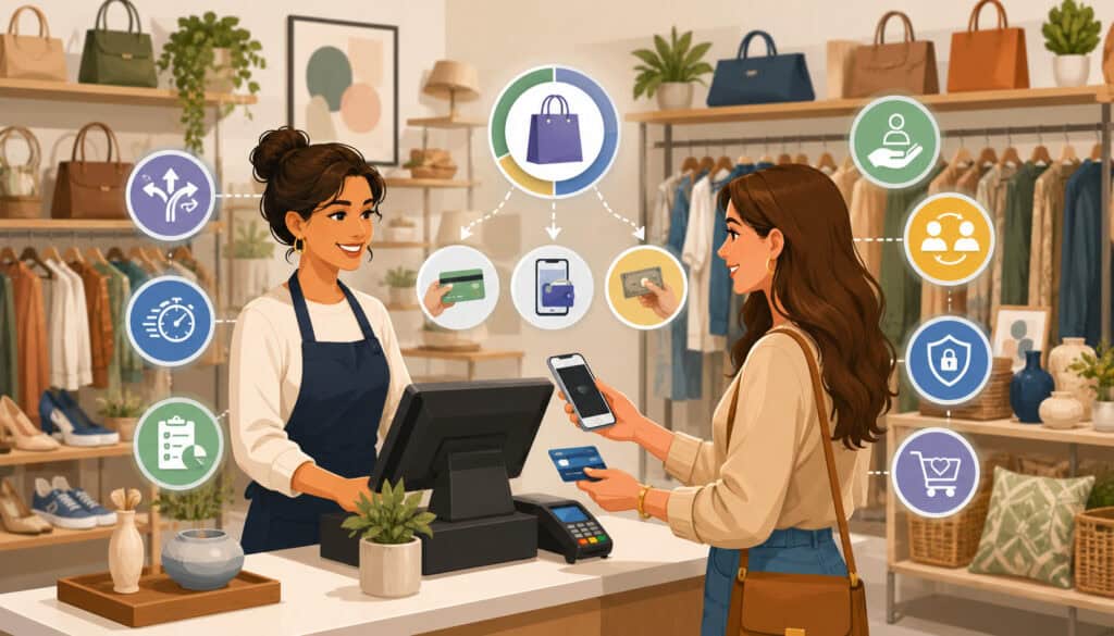 Split payments at a consignment store checkout