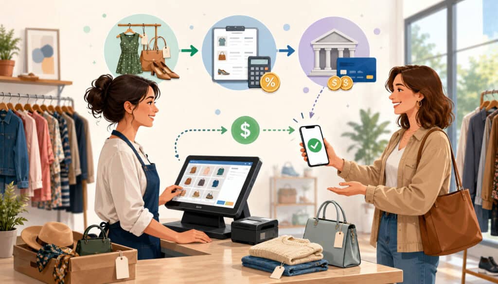 Consignor payout processing through a consignment POS system