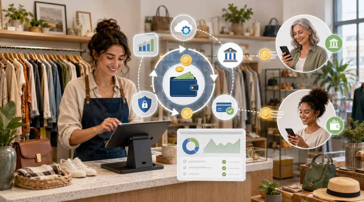Automated consignor payouts in a resale store