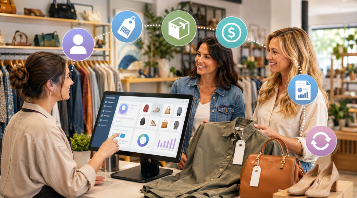 Consignor management with a consignment POS system